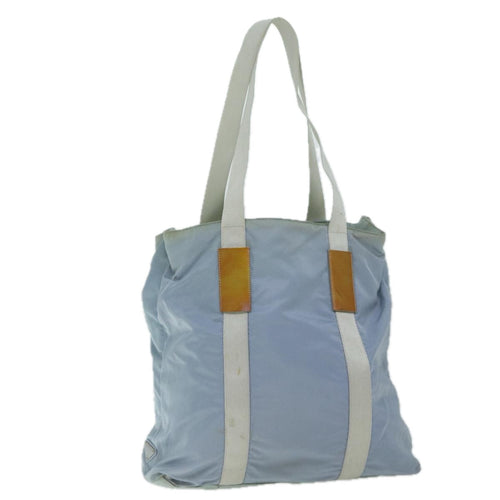 PRADA Tote Bag Nylon Light Blue  64480