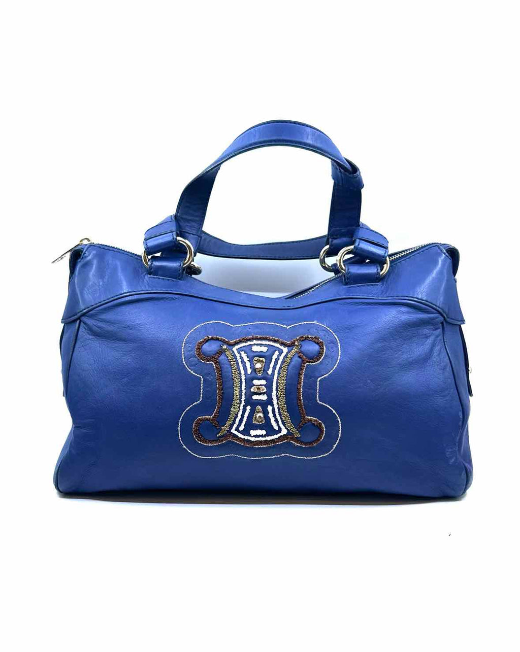 CELINE Blue Leather Handbag