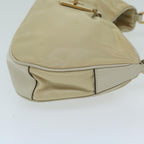 PRADA Shoulder Bag Nylon Cream  64548
