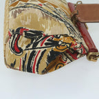 PRADA Shoulder Bag Canvas Beige  64559