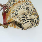 PRADA Shoulder Bag Canvas Beige  64559