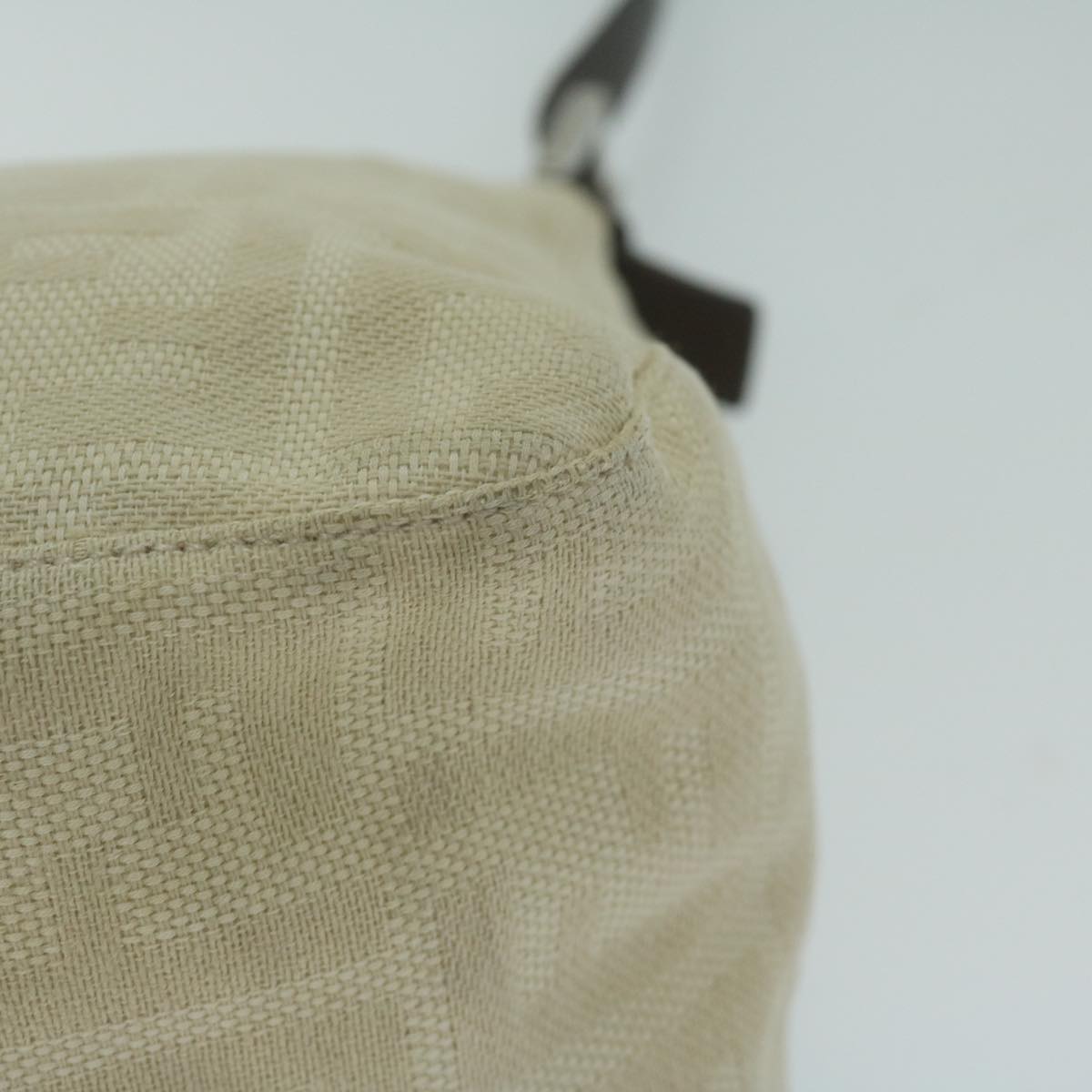 FENDI Zucca Canvas Mamma Baguette Shoulder Bag Beige64596