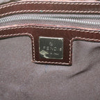 FENDI Zucca Canvas Mamma Baguette Shoulder Bag Beige64596