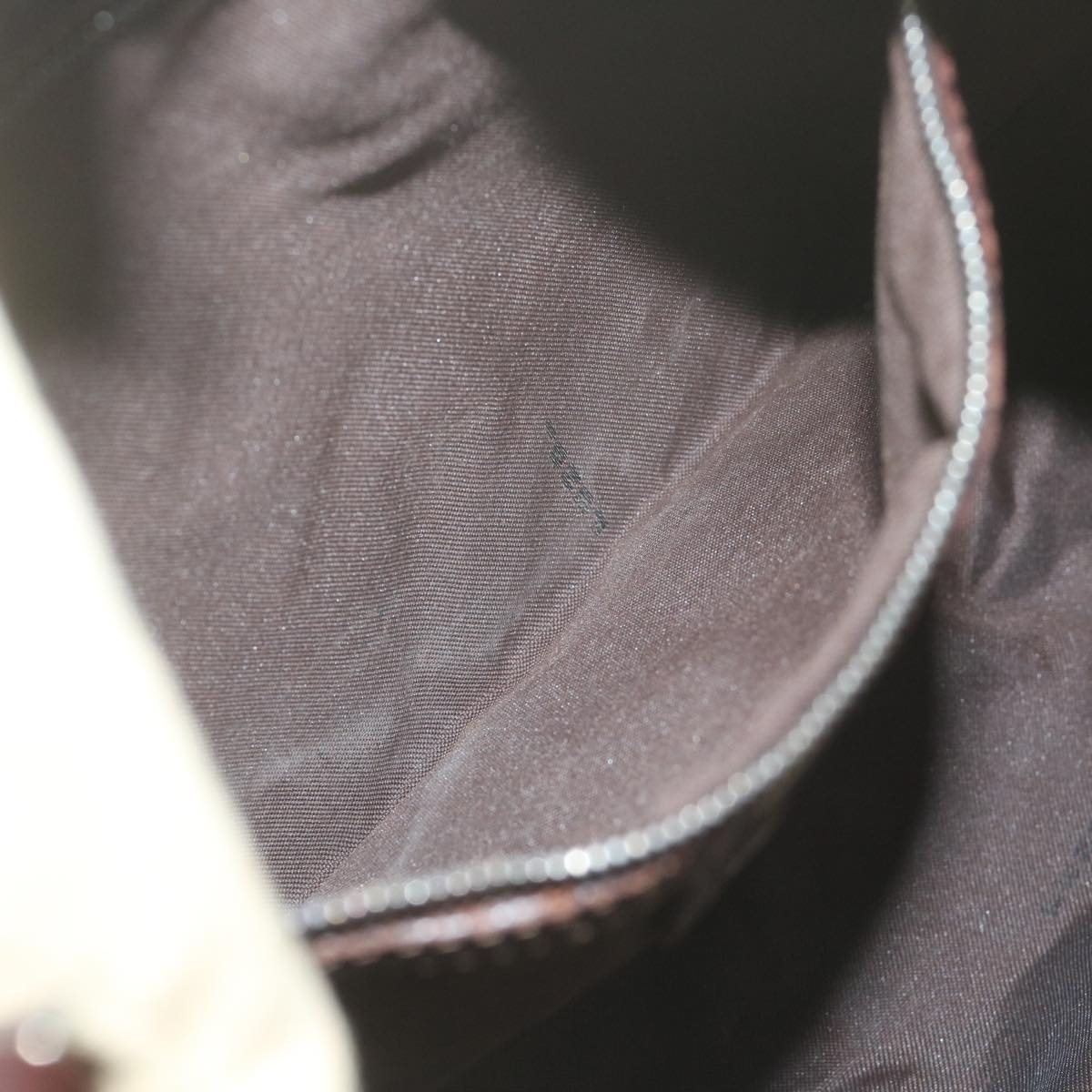 FENDI Zucca Canvas Mamma Baguette Shoulder Bag Beige64596