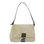 FENDI Zucca Canvas Mamma Baguette Shoulder Bag Beige64596
