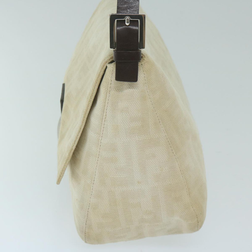 FENDI Zucca Canvas Mamma Baguette Shoulder Bag Beige64596