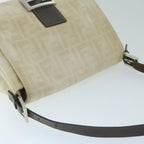FENDI Zucca Canvas Mamma Baguette Shoulder Bag Beige64596