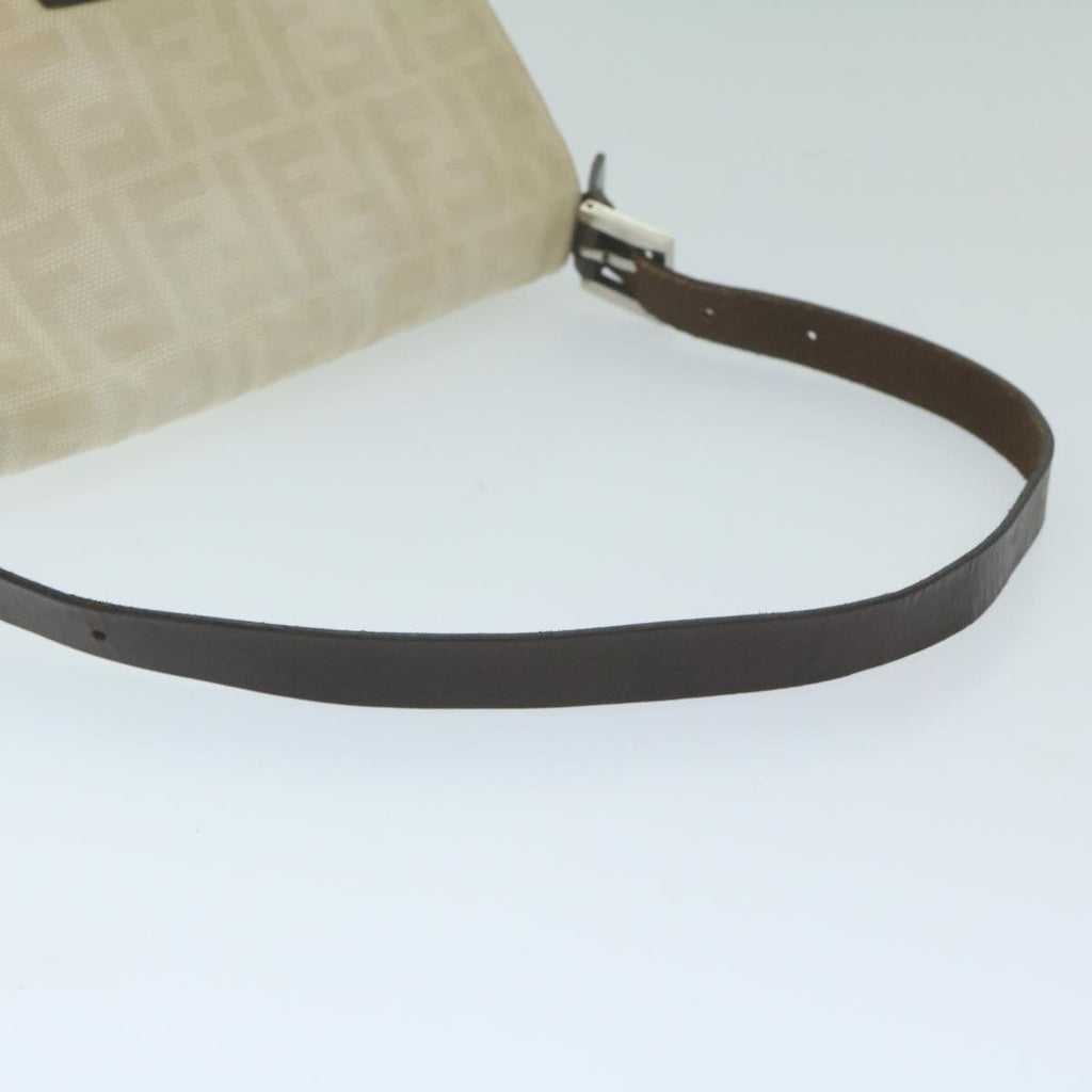 FENDI Zucca Canvas Mamma Baguette Shoulder Bag Beige64596