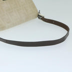 FENDI Zucca Canvas Mamma Baguette Shoulder Bag Beige64596