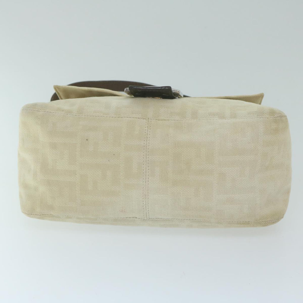 FENDI Zucca Canvas Mamma Baguette Shoulder Bag Beige64596