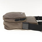 PRADA Shoulder Bag Nylon Brown  64643