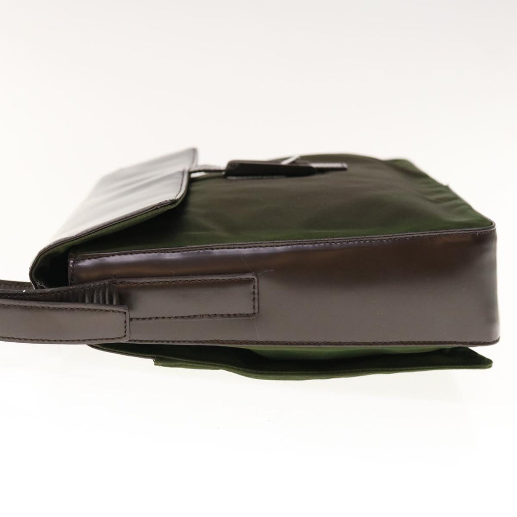 PRADA Shoulder Bag Nylon Khaki  64645