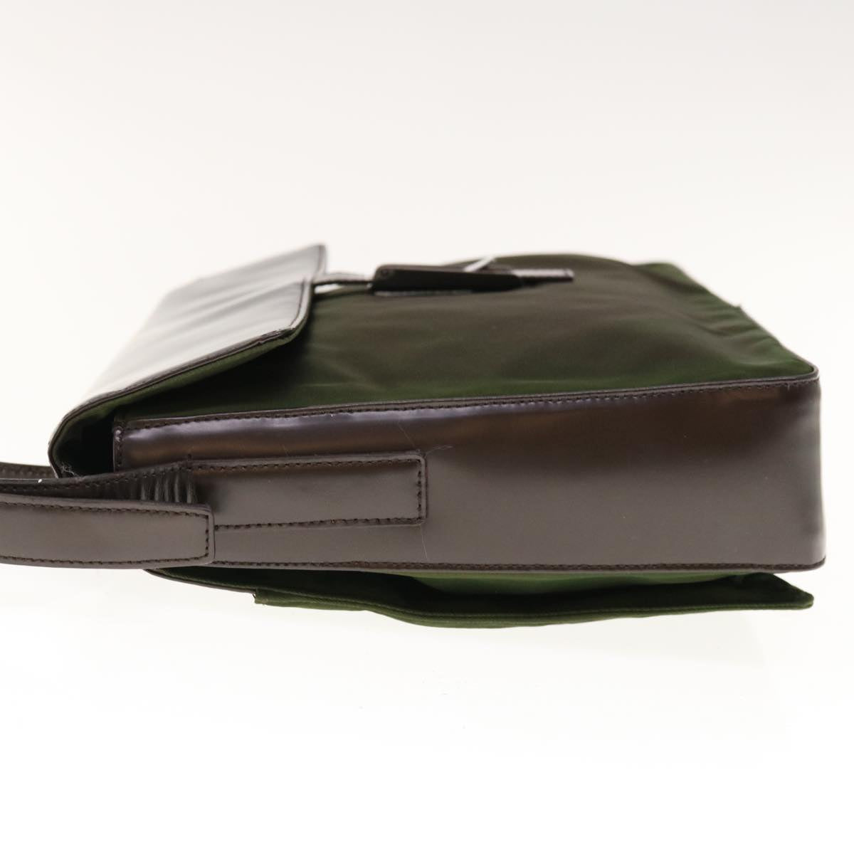PRADA Shoulder Bag Nylon Khaki  64645