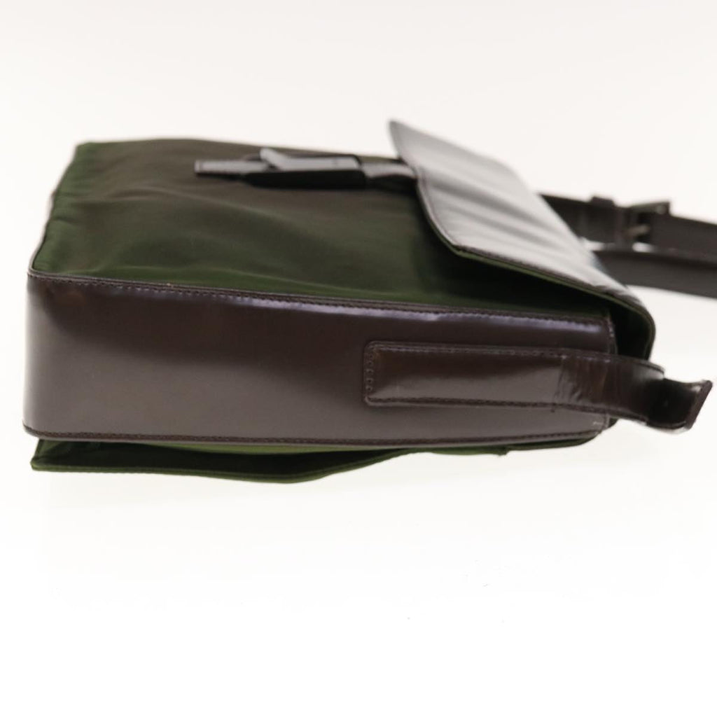 PRADA Shoulder Bag Nylon Khaki  64645