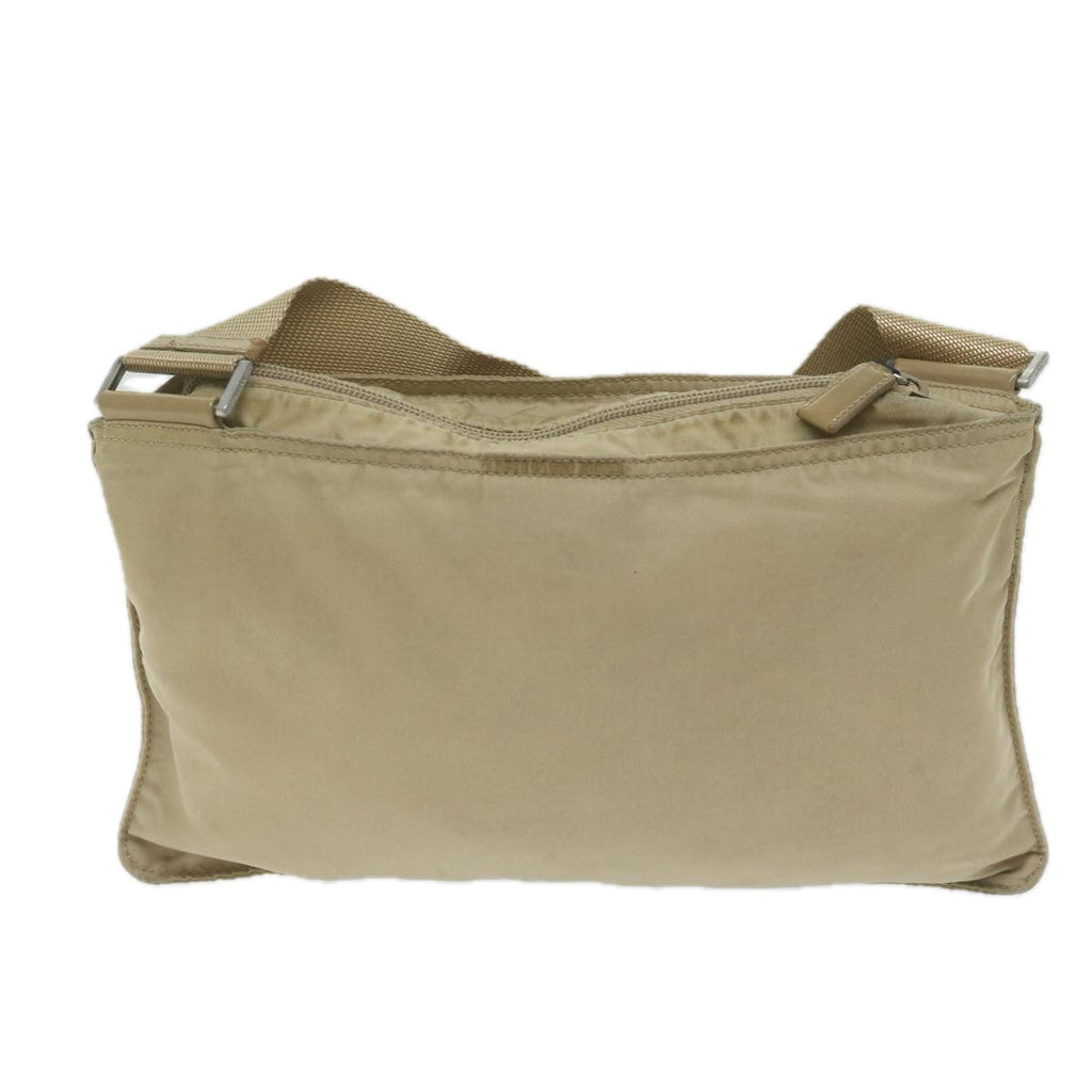 PRADA Shoulder Bag Nylon Beige  64646