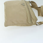 PRADA Shoulder Bag Nylon Beige  64646
