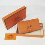 Hermes Wallet H015 Ladies Cow Leather