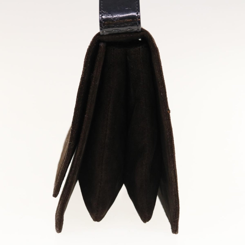 PRADA Shoulder Bag Suede Brown  64709
