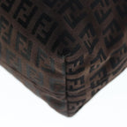 FENDI Zucchino Canvas Tote Bag Brown64761
