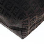 FENDI Zucchino Canvas Tote Bag Brown64761