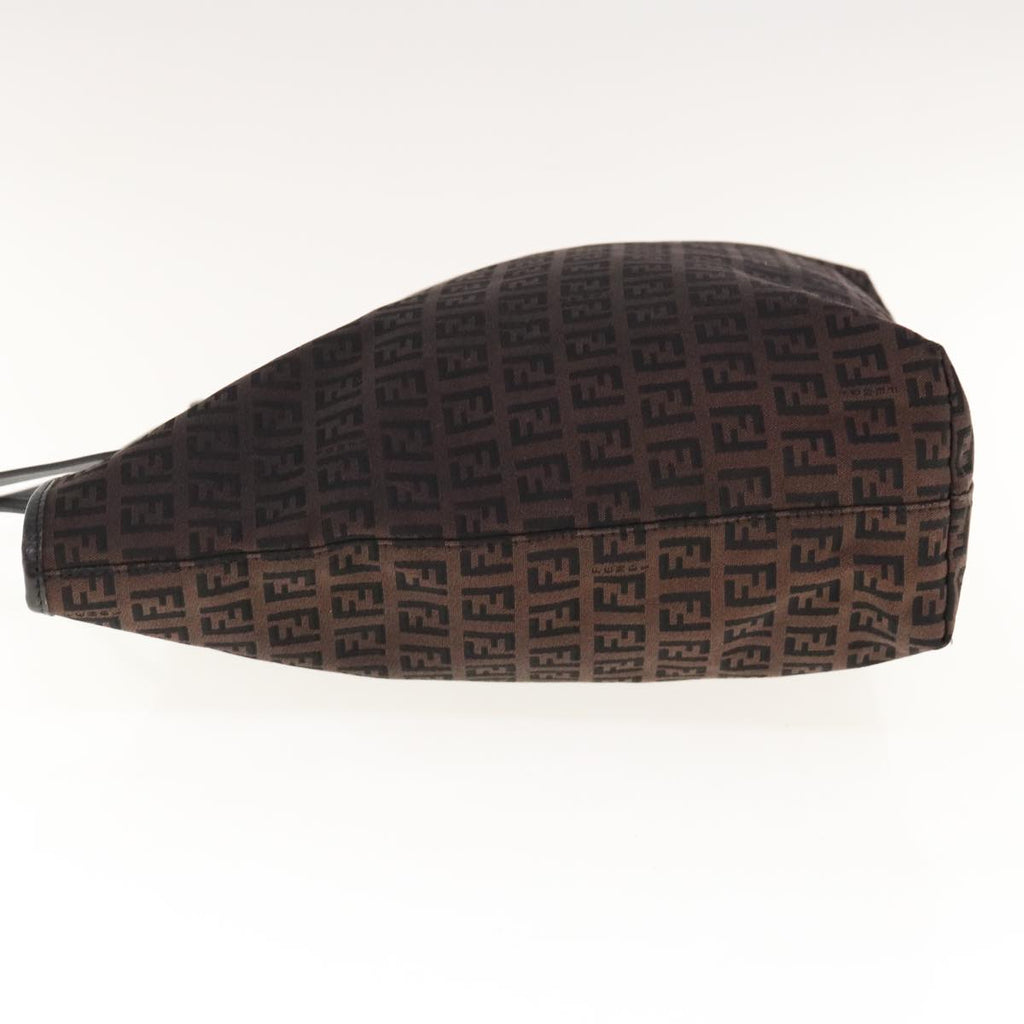 FENDI Zucchino Canvas Tote Bag Brown64761