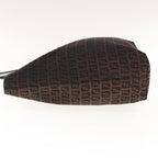 FENDI Zucchino Canvas Tote Bag Brown64761