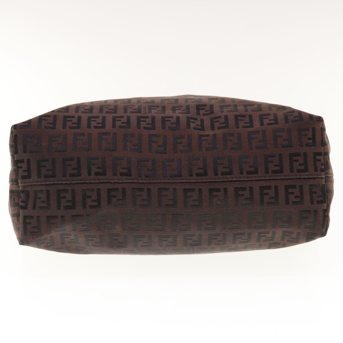 FENDI Zucchino Canvas Tote Bag Brown64761