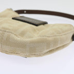 FENDI Zucca Canvas Mini Mamma Baguette Hand Bag Beige Brown64795