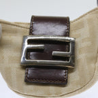 FENDI Zucca Canvas Mini Mamma Baguette Hand Bag Beige Brown64795