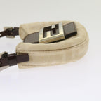 FENDI Zucca Canvas Mini Mamma Baguette Hand Bag Beige Brown64795