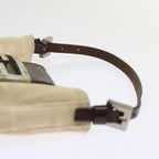 FENDI Zucca Canvas Mini Mamma Baguette Hand Bag Beige Brown64795