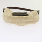 FENDI Zucca Canvas Mini Mamma Baguette Hand Bag Beige Brown64795