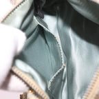 FENDI Zucchino Canvas Hand Bag Gold Silver64797