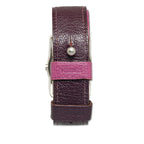 Balenciaga Hermes  Rond Brick  BR1.210 Quartz White Dial Stainless Steel Leather  Hermes