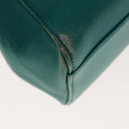 FENDI Micro Peek A Boo Hand Bag Leather Turquoise Blue64807