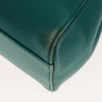 FENDI Micro Peek A Boo Hand Bag Leather Turquoise Blue64807