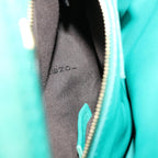 FENDI Micro Peek A Boo Hand Bag Leather Turquoise Blue64807