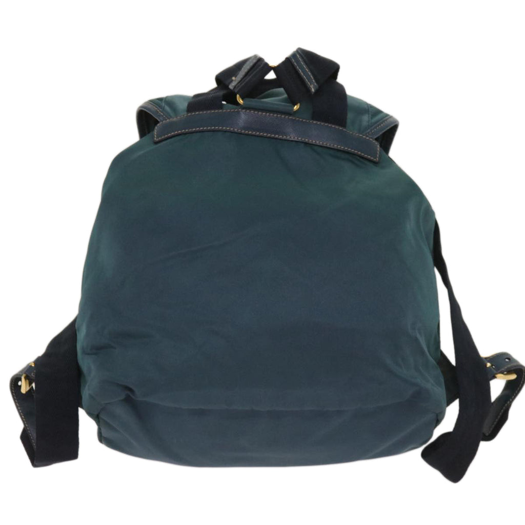 PRADA Backpack Nylon Green  64865