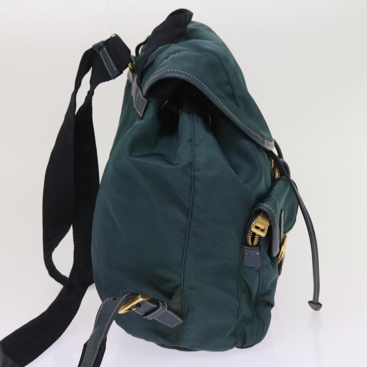PRADA Backpack Nylon Green  64865