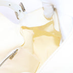 FENDI Mamma Baguette Shoulder Bag Nylon White64877