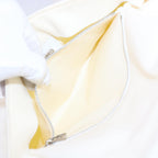 FENDI Mamma Baguette Shoulder Bag Nylon White64877