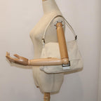 FENDI Mamma Baguette Shoulder Bag Nylon White64877