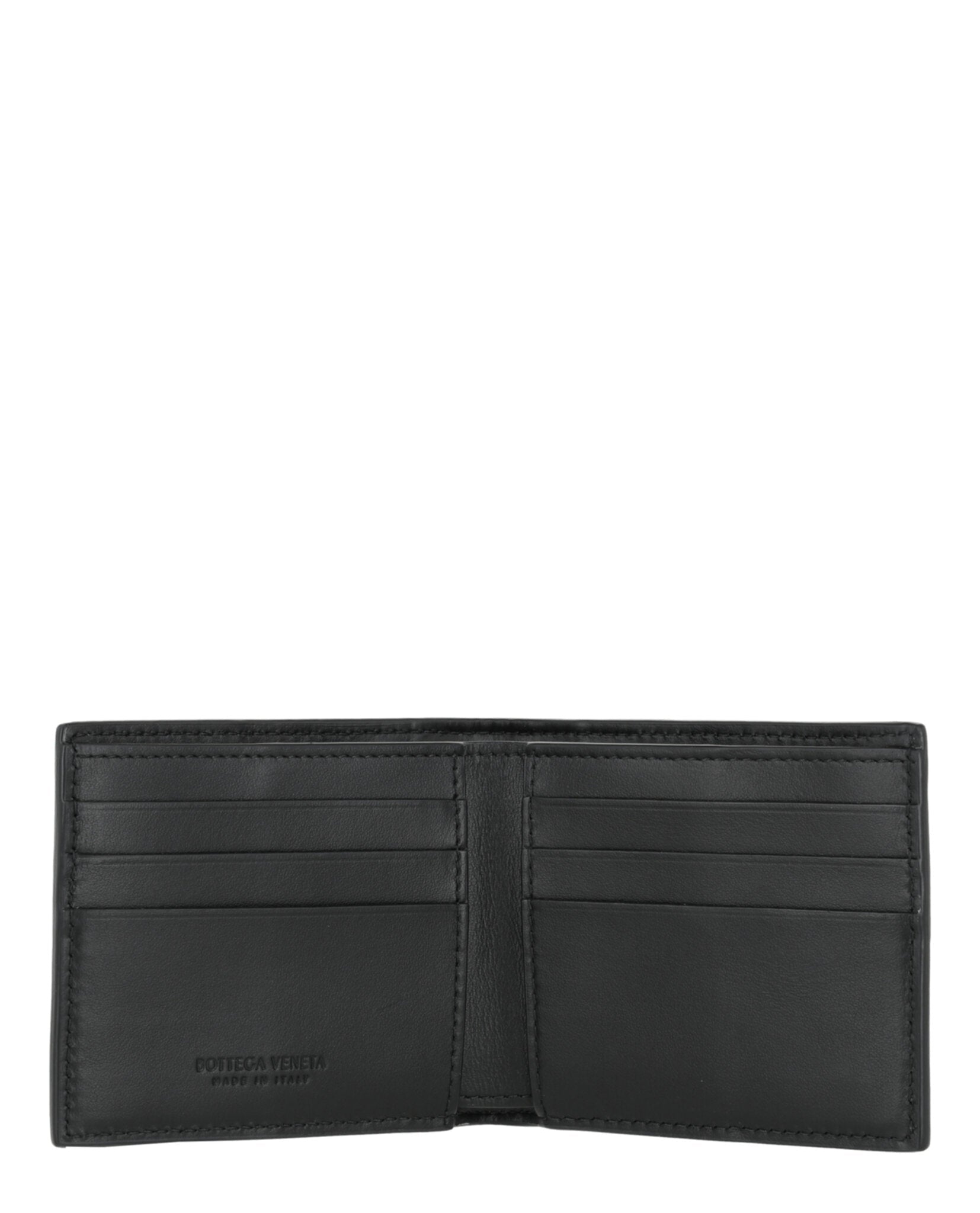 Bottega Veneta Mens Intrecciato Bifold Wallet