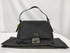 Fendi Zucchino  Leather Shoulder Bag ()