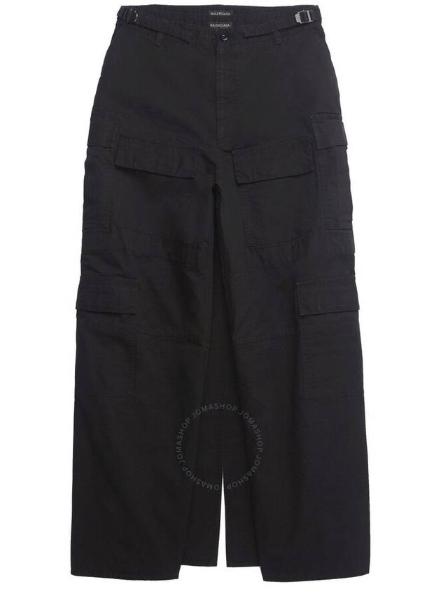Balenciaga Balenciaga Ladies Light Grey Apron Cargo Skirt, Size X-Small