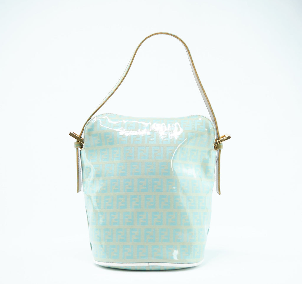 Fendi Zucchino Canvas Bucket Bag - '10s