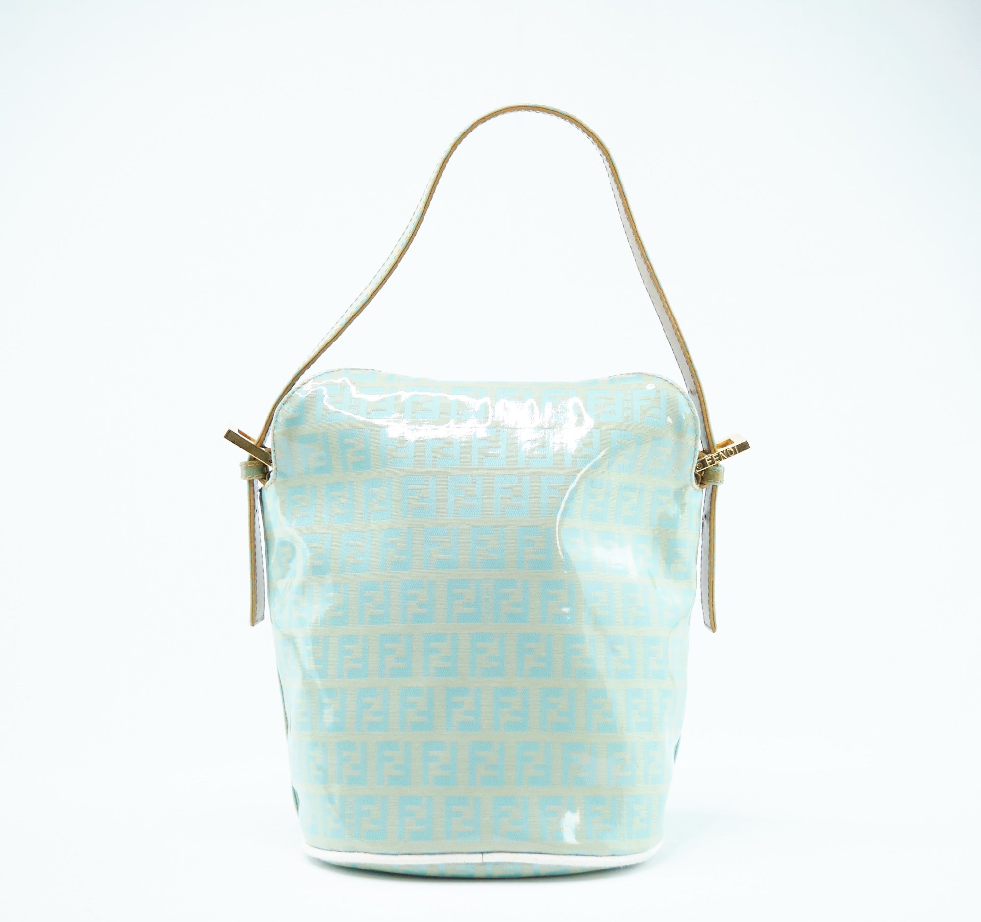 Fendi Zucchino Canvas Bucket Bag - '10s