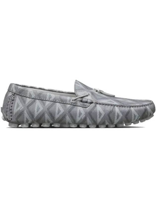 CD Diamond Drawstring Loafers Grey Dior