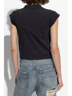 Balenciaga Balenciaga T-shirt With Vintage Effect, Women's, Black