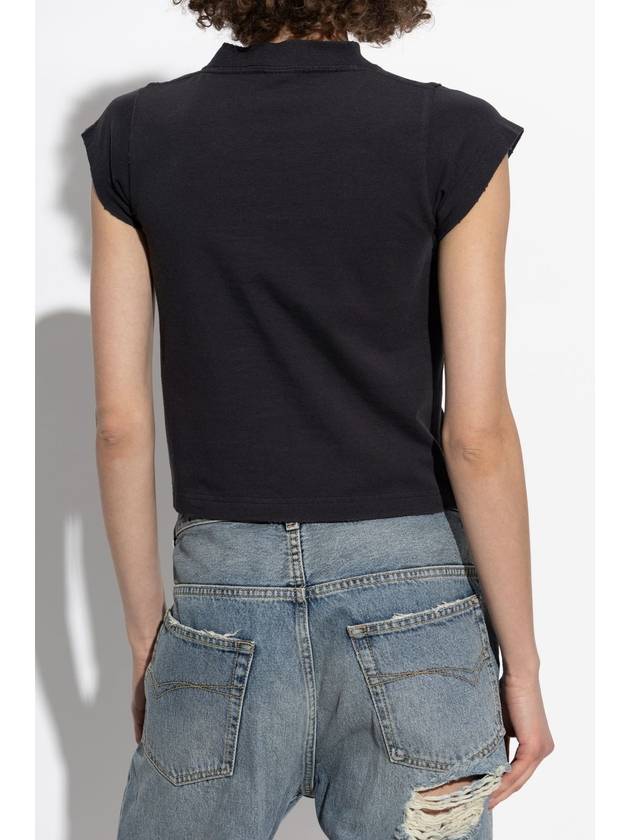 Balenciaga Balenciaga T-shirt With Vintage Effect, Women's, Black